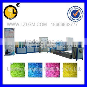 three step plastic granulating machinery