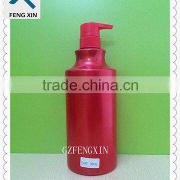 customized printing high quality red color 8OZ shampoo bottle