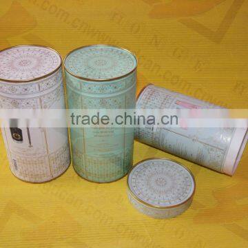 Eco friendly paper tube for essence bottle packaging empty paper bottle container