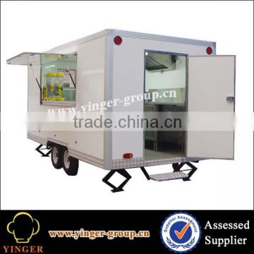 china fast food mobile kitchen vending truck trailer for sale