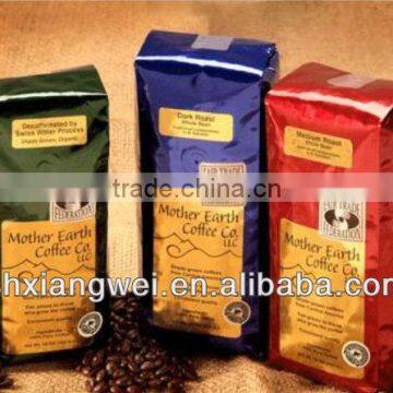 coffee bean packaging bag with valve