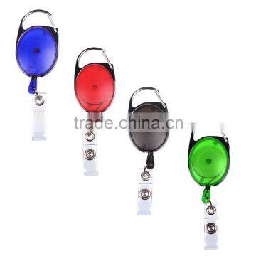 Retractable Carabiner Reels for ID Badge Holder