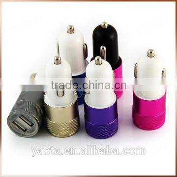 2015 Mini Car Cigarette Lighter Dual USB Car Charger Adapter, 5V 3.1A Dual USB Car Charger