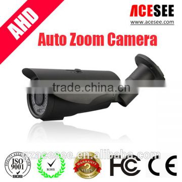 Low illumination 1.4MP/960P/960H AHD CCTV camera with auto zoom lens