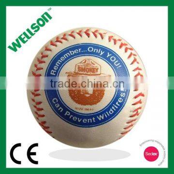 Rubber core hand sewn baseball balls