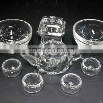 Tea Pot 3D Laser Engraved Crystal Crafts (G-385)