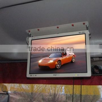 19 inch coach bus LED video totem player TV with roof rear mount