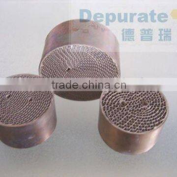 Euro 2 small engine metal honeycomb catalyst converter