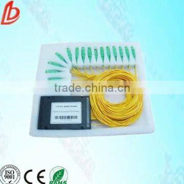 SC 1X16 PLC singlemode fiber optic Splitter,FTTH SM Optical splitter with ABS Box