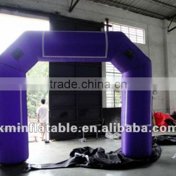 Small purple arch with hook and loop banners area