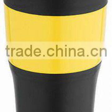 plastic insulated double walled coffee mug