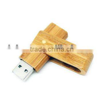 Environmental wooden swivel usb 2.0 sticks twist usb twister wood usb drive