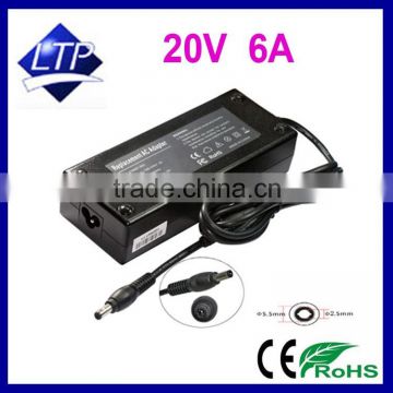 For Acer 120W laptop adapter 20V 6A 5.5*2.5mm power supply for Acer notebook/laptop charger