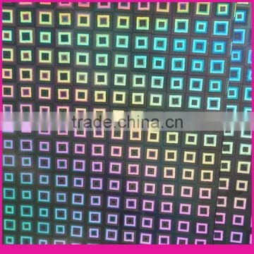 PET holographic metallized film