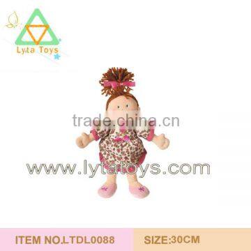 Happy Girl Toy Plush For Christmas Gift New Design 2014