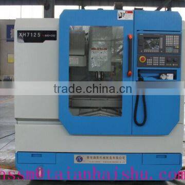 5-axis XH7125 cnc vertical machining center and cnc metal engraving machine