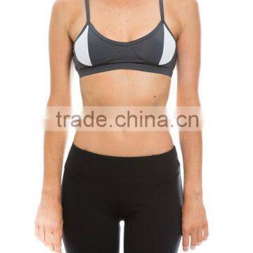 Women Swim Wear Mesh Block Bralette Women Workout Sportbra photo-3