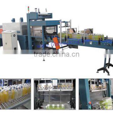 Mineral water bottle sleeve shrink wrapping machines / packaging equipment