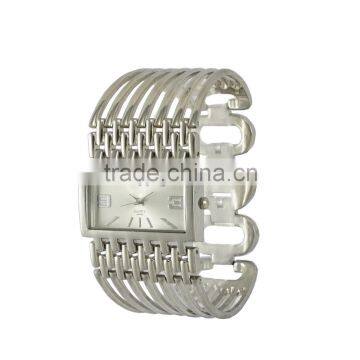 New Models Exclusive Design Square Case Big Bracelet Band Watch Stainless Steel Back Women photo-2