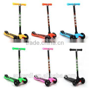 Auminum T-br Nylon Pedal 120/100mm 4 PU Light Wheel Scooter Big Wheel Scooter photo-2