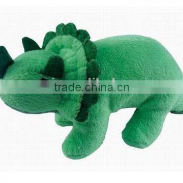 Beautiful plush triceratops dragon fridge magnet toy, cute plush magnet toy