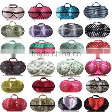 cheap wholesale travel bra and underwear storage box case bra and panty bag