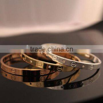 fashion stainless steel love bracelet