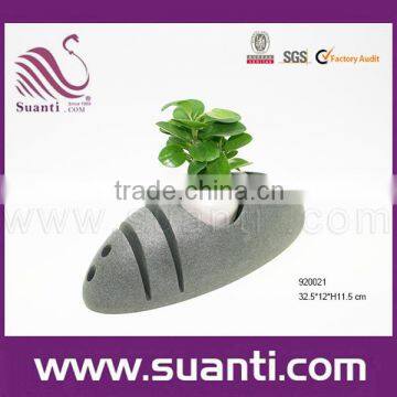 2015 new multi-use polystone pot plant and Office stationery case