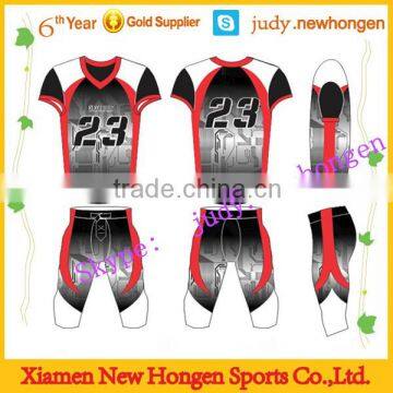 sublimation american football uniform/football jersey/football shirts