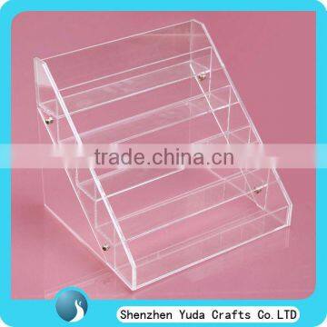 wholesale assembly acrylic nail polish display, clear plexiglass nail polish display rack