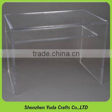 Shenzhen Custom acrylic accent table with shelf