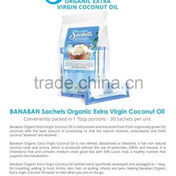 Manufacturer Wholesale TOP-Grade BANABAN Sachets Organic Extra Virgin Coconut Oil photo-4
