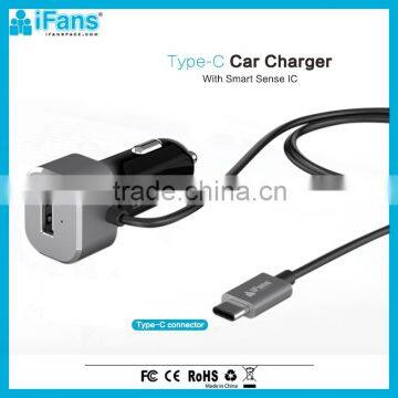 Vehicle Mobile Charger With Type C Cable 5.4A Dual Output OEM Dual Output