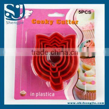 Trade Assurance Plastic rose Shape Cooky Cutter