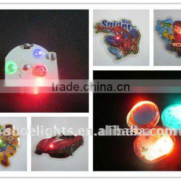 led PVC patch clothes light for kids garment