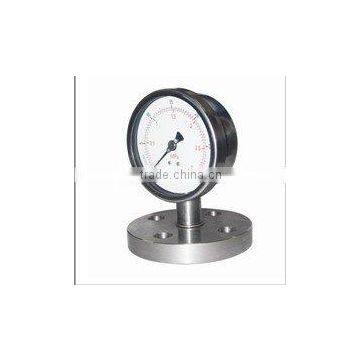 Flange mounting pressure gauge