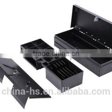 HS-170 Cash Drawer Cash Box Stainless Steel Flip Top For Retail,Market,Restaurant,Electronic Cash Register photo-2