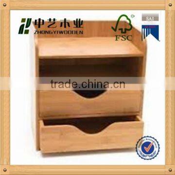 2015 hot selling FSC&SA8000 handmade unique desktop office wood business card holder boxes with made in China wholesale