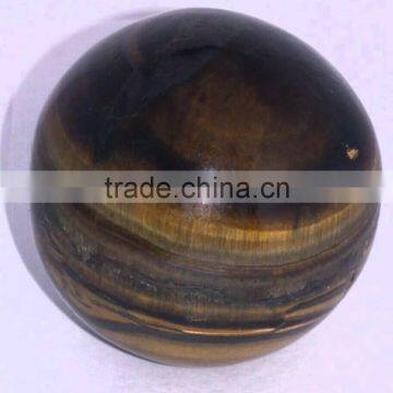 Tiger eye stone spherical balls