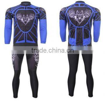 2014 winter wholesale long sleeve cycling tops custom retro sportswear cycling Jersey