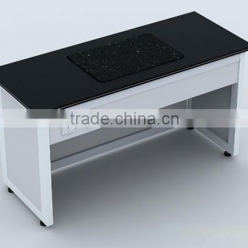 Powder Coated Galvanized Steel Fabrication Biology Lab Vibrating Table With Marble Stone Workop