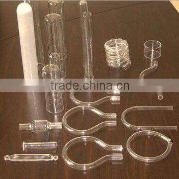 high quality quartz tube, quartz ceramics base uvc light WholesaleAll size of clear quartz glass tube