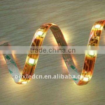 5050 yellow DC12V 30leds/m 5m/roll epoxy glue waterproof IP65 flexible strip