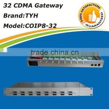 New design auto rotate cdma gateway 8 port 32 sim voip gateway,gsm dialer