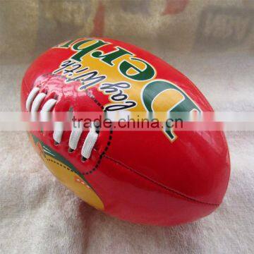 factory directly sale!cheap promotion mini australian rules football/Aussie football print with client's logo