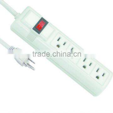 4 Way Power Outlets Multiplier Strip Bar w/ 5ft US Cord