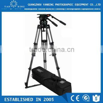 Factory supply professional broadcast CCTV Secced Plus 0 tripod with ground spreader