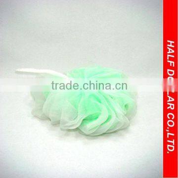 bath sponge with rope/bath net sponge ball/mesh bath sponge