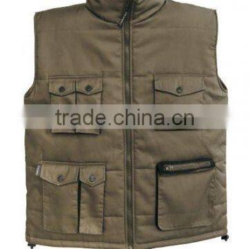 Multi pocket body warmer vest