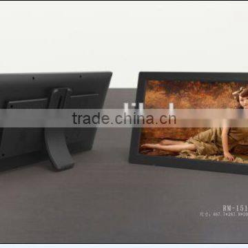 New Products 15.6 Inch Blue Films Free Download 1080p Digital Photo Frame for Advertising photo-4